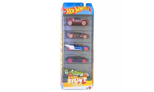 Mattel Kit 5x Carrinhos Hot Wheels Stunt Tracks